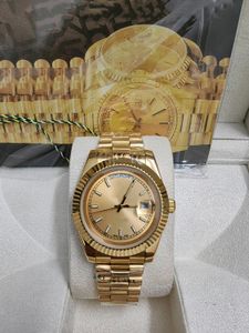С оригинальными коробками высококачественные роскошные классические мужские часы автоматические механические часы 41-мм модные наручные часы Бизнес-часы с календарем Montre de Luxe