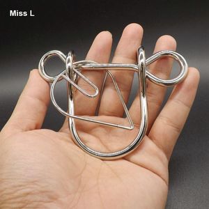 Magic Trick Big Heart Magical Ring Puzzle Linking Intelligent Assemble Chain Lock Logic Toy Gift Kid Child Teaching Prop Toy264R