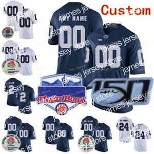 American College Football Wear Thr NCAA College Jerseys Penn State Nittany Lions 4 Journey Brown 87 Pat Freiermuth 24 Miles Sanders 29 John Reid 28 Devyn Ford Custom