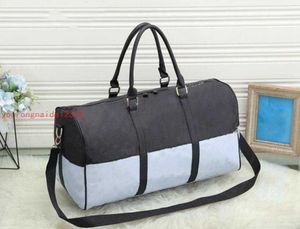 2023 new fashion men women travel bag duffle bag leather luggage handbags large capacity sport bag 55CM epicsports top