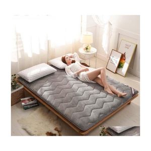 Altre forniture per la biancheria da letto Addensare Fale Tatami Pieghevole per studenti Dormitorio singolo Coprimaterassi per copriletti familiari King Queen Twin Dhrsu