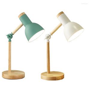 Table Lamps Nordic Ins Small Desk Lamp Study Room Work Student Eye Protection Dormitory Reading Simple Bedroom Bedside