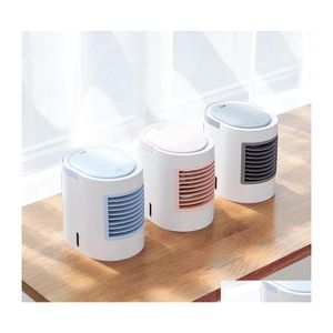 Outros móveis de verão Mini Mini portátil MOVABLE MANTA ARCOITIONADOR DE AR ​​REFRIGERAÇÃO RECEDOR DE REFRIGADOR USB CARGABLE Humidi dhrv3