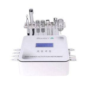 Huidenergie activering schoonheidsinstrument anti-aging rimpels verwijderen 7 in 1 diamant dermabrasie gezichtsmachine