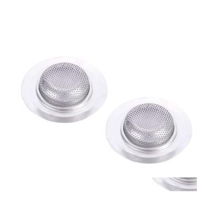 Other Bath Toilet Supplies 2Pcs Stainless Steel Kitchen Sink Strainer Wide Rim Drain Perforated Mesh Filter11Cm Drop Delivery Home Dhb0I