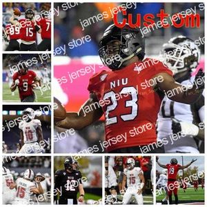 American College Football Wear Thr NCAA College-Trikots Northern Illinois Huskies 11 George Bork 12 CJ Bowers 14 Tears 15 Childers 16 JD Harris 70 Marques Cox Custom