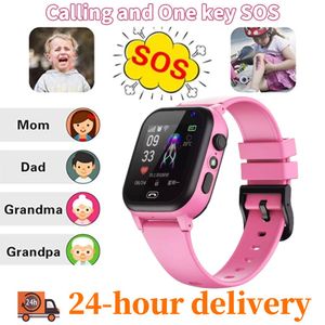 Waterproof Kids Smartwatch with SIM Card Slot - Child GPS Location Tracker Watch