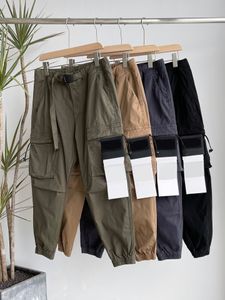 Designerskie spodnie cargo spodni Konng gonng multi duży kieszonkowy kombinezon solidny kolor spodni wojskowy styl vintage umyte boczne kieszonkowe bolenia do joggingu legginsy