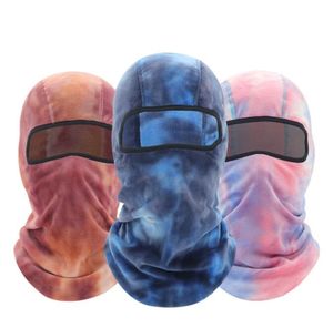 Vintvindtät fleece -mask 3D Tryck camo Fullt ansikte täcker motorcykelskidmask Balaclava hattar för cykeljaktfiske