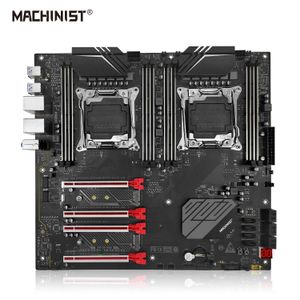 Machinist X99 듀얼 CPU 마더 보드 LGA 2011-3 E-ATX USB3.0 지원 듀얼 Xeon 프로세서 및 듀얼 M.2 슬롯 8 DDR4 RAM X99 D8 MAX