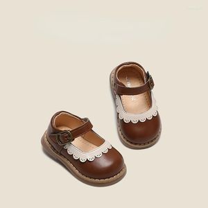 First Walkers Girls Clothes Princess Spring Summer Leather Shoes Retro All-match Fashion French Style Casual Lovely And Sweet Hook &