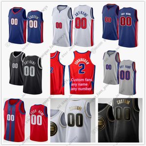 Jerseys de basquete Impresso personalizado 75th 2022 Novo camisa de basquete da cidade 9 Grant 13 Olynyk 2 Cunningham 7 Hayes 6 Diallo 18 Joseph 20 Jackson High Quality Quality