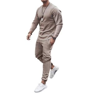 Tute da uomo Abbigliamento sportivo 2023 Autunno Inverno Jogging Sport Set 2 pezzi Calzamaglia da palestra Allenamento Tuta Tute da allenamento Abbigliamento per uomo