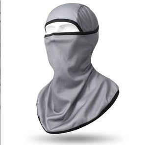 Maschera da passamontagna per cappello da esterno in rete, traspirante, sottile, setosa, in lycra, berretto da ciclismo, bandane, maschere da sci sportive tattiche antivento