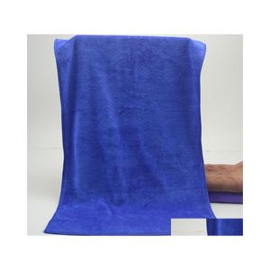 Towel Home El Hair Salon Supplies Superfine Fiber Water Uptake Quick Drying 35X75 Cm Household Towels Factory Price Drop Delivery Ga Dh5Sq