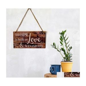 Metal Painting Funny Wooden Hanging Plaque Sign Memorial Wedding Engagement Board Remembrance Accessory Drop Delivery Home Garden Ar Dhact