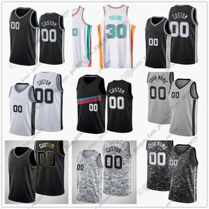 Basketball Jerseys Custom Printed 75th 2022 New City Basketball Jerseys White 5 Dejounte 4 Derrick Murray Landale 33 Tre 34 Jock Jones Bates-Diop 15 Joe 31