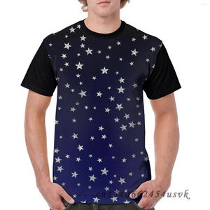 Мужские рубашки Tny Family Matching Completing Silver Star Pattern Мужчина футболка для печати женская футболка для детей с коротким рукавом футболка