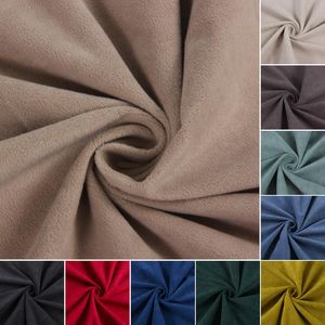 Clothing Fabric 150cm Width Peluche Velvet Granular Fleece Upholstery For Cloth Sofa Beige Grey Green Blue Red By The Meter