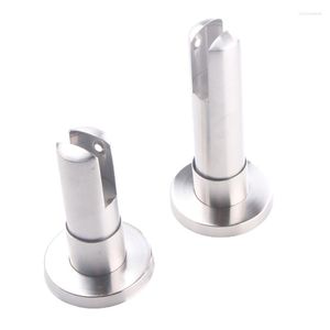 Bath Accessory Set Restroom Partition Bracket Stainless Steel Toilet Bathroom Support Foot Public Hardware P15F