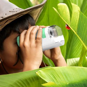 Giocattoli di intelligenza Kit scientifico per bambini mini microscopio 80 Microscopio tascabile portatile 200x con luce a LED Apprendimento educativo Giocattoli per bambini 230105