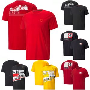 2022 Nuova Formula 1 Team T-shirt F1 Racing 312 T-shirt Fans Manica corta Estate Casual Traspirante Jersey oversize per uomo