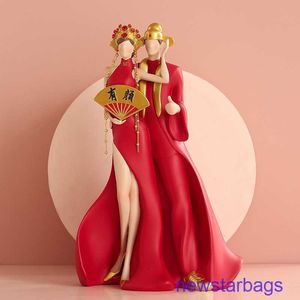 Outlet d'usine Creative China-Chic Home Furnishings Boudoir Mariage Cadeaux pour les nouveaux couples Une paire de décoration de pièce