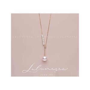 Pendant Necklaces Designer Ayoko Woman Pearl Mermaid Necklace White Transparent Powder Round Shape Extremely Light Time Drop Deliver Dhmqc