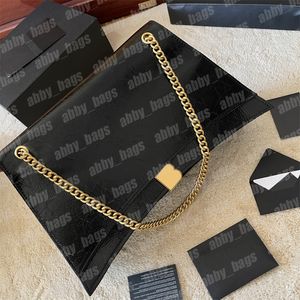 Designer Women Handbags Big Size Crossbody Shoulder Bags Oil Wax Peel Designer Purse Sandglass Cross Body Chains Bag Luxury B Handbag