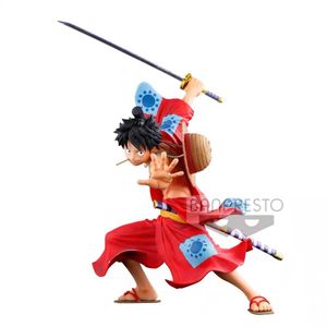 Action Toy Figures Vicootor Original äkta japansk figur en bit BWFC SMSP 19CM Monkey D. Luffy 01 Limited Edition Original Figures T230105