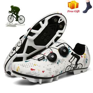 Calçados de ciclismo 2023 sapatos sapatilhas ciclismo mtb homens tênis mulheres bicicletas de montanha de bicicleta de bicicleta de corrida respirável auto-travável