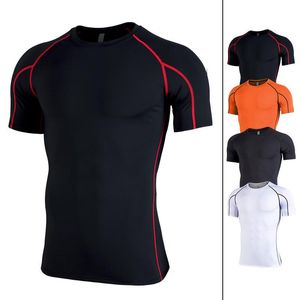 Running Jerseys Men T-shirt Summer Sports Short-Sleeved Szybkie suszenie trening oddychające do joggingu na siłownię fitness Tracksuit MAL