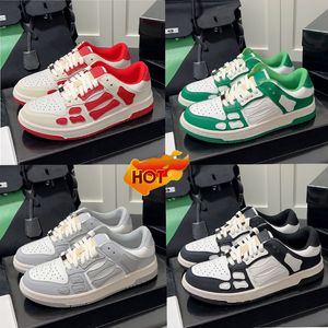 Designer Sneaker Uomo Donna Scarpe casual Scarpe basse Scarpe alte in pelle Ossa Applique Tomaia EVA Plantare Sport Eur 35-45