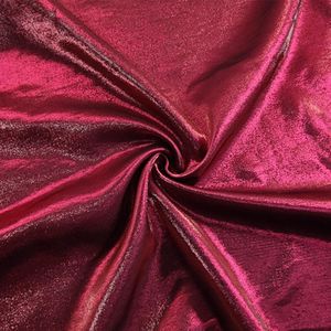 Kleidung Stoff glänzend metallisch Brokat Satin Nylon-Wotton für kleides weißes dunkelblaues Grün rot am Messgerät