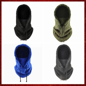 MZZ21 Full Face Mask Fleece Cap Balaclava Neck Warmer Hood Winter Sports Ski Women Tactical Mask Men Mask Sun Warm Headgear