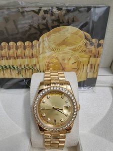 Z oryginalnym pudełkiem mężem zegarek 41 mm 2813 Diamond Automatyczny ruch na rękę zegarki Męskie zegarki mechaniczne luksusowe zegarek BTime Montre de Luxe 2023
