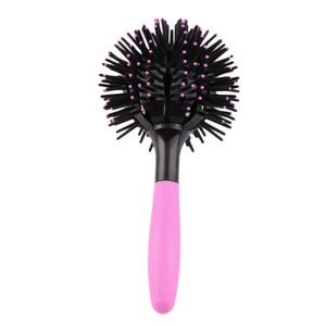 3D Round Hair Brush Comb Salon Make Up 360 Degree Ball Styling Tools Detangling Hairbrush Heat Resistant Women