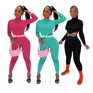 Fall Winter Jumpsuits Women Bodycon Rompers XL Long Sleeve Solid Jumpsuits One Piece Outfits Skinny Overalls leggings Casual Streetwear 8535