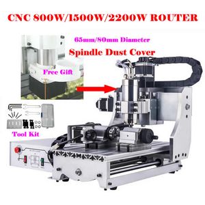 CNC 3020 2200W USB 4axis Metal Wood Carving Machine Kit Ball Screw Woodworking Router Akuminum Engraving Milling Machines