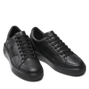 Populair merk Men Moony Sneaker Shoes Stripe White Black Leather Comfort Chunky Sole Man Skateboard Walking korting Outdoor Trainers EU38-46