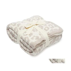 Coperte Coperta Sherpa Coperta Fuzzy Fluffy Accogliente Morbido Pile Flanella Peluche 127X162Cm 130X180Cm Microfibra Per Letto Divano Drop Delivery Dhred