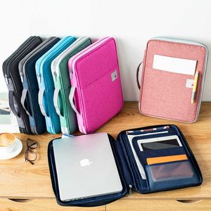 A4 Document Organizer Folder Multifunction Business Holder Case for Ipad Bag Office Filing Briefcase Storage Stationery