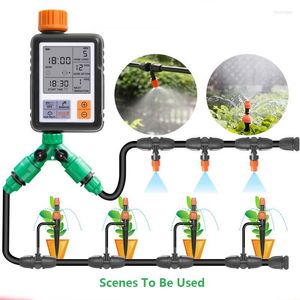 Watering Equipments Automatic Programmable Digital Water Timer 3" Large Screen IP65 Waterproof For Garden Lawn System Irrigation Sale