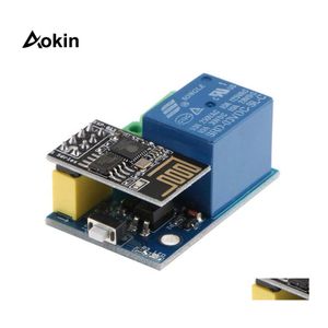 Entegre Devreler ESP8266 ESP01S 5V WiFi Röle Modu Şeyler Arduino Telefon Uygulaması için Akıllı Ev Uzaktan Kumanda Anahtarı Kablosuz Drop DHT3X