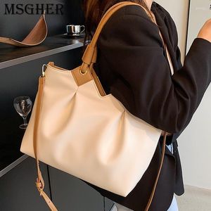 Umhängetaschen Luxus Frauen Einkaufstasche große Kapazität Retroöl Leder Handtasche Trendy im Freien mit Taschengriff Sacks