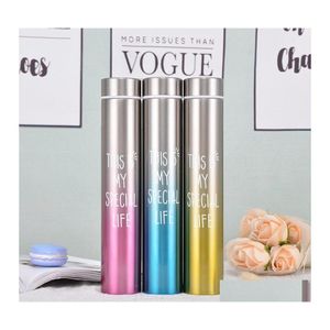 Water Bottles Slender Bottle Long Thin Design Double Layer Stainless Steel Vacuum Cup Flask Thermos Jug Vt0141 Drop Delivery Home Ga Dhedw