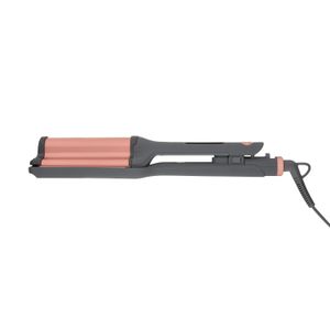 Hairitage Catch the Wave Deep Beach Waver Curling Crimping Iron 3 Barrel Ceramic Tourmaline for All Hair Types