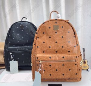 Plecaki designerskie luksusowe torebki męskie torby podróżne 3 rozmiary 5A Top Classic Letter Backpack Black Brown Torba studencka