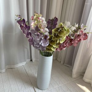 Декоративные цветы искусственная орхидея свадебная пография для домов
