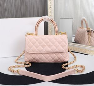 Clássico c bolsa de couro moda um ombro saco designer bolsas femininas tote saco de luxo corrente inverno nova clamshell bolsa fivela de ferragem